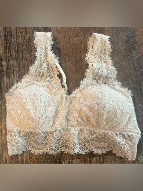 Aerie Lace Bralette in Ivory — Women's Intimates